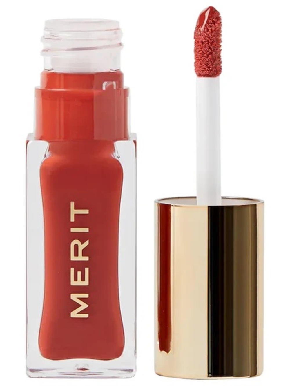 Merit Shade Slick Tinted Lip Oil in Cara Cara